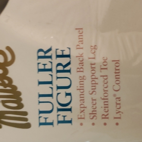 3 Pair Pantyhose Vintage Matisse Fuller Figure 3X Nude Ivory Black NIB - Picture 13 of 15